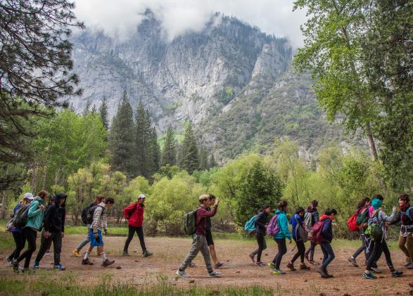 Students in Yosemite