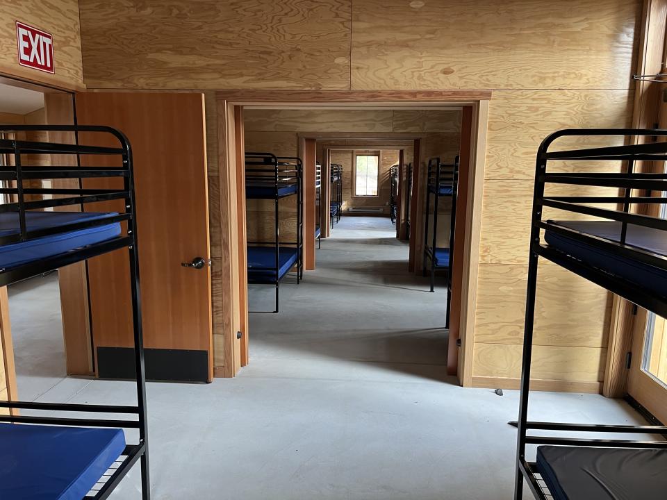Interior of the bunkhouses at the NESC.